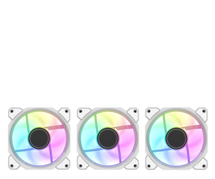 Wentylator do komputera DarkFlash DR08 White Triple Pack 3x120mm